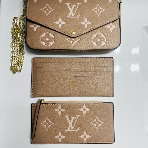 Brown Monogram Crossbody Bag Set - Picture 1 of 9